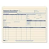 TOPS 3280 Employee Record Master File Jacket, 9 1/2 x 11 3/4, 10 Point Manila (Pack of 20)