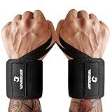 VINSGUIR Wrist Wraps for Weightlifting, [USPA Approved] 21'' Lifting Straps for Wrist Support with Heavy Duty Thumb Loop, Gym Wrist Brace for Working out, Crossfit, Powerlifting, for Men&Women