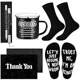 ReliThick 6 Pcs Engineer Gifts for Men Funny Aerospace Engineering Gifts Included 12 oz Enamel Mug Socks Ballpoint Pen with Box Thank You Card Envelope Birthday for Computer Mechanical Engineers