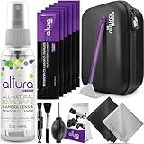 Altura Photo Professional Camera Cleaning Kit for Full Frame DSLR & Mirrorless Cameras - Lens and Sensor Cleaner - Includes Case, Spray, Swabs, Blower, Brush, Tissue Paper