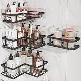 Youvip Shower Caddy Corner No Drilling-Adhesive, Shower Shelves-Rustproof