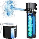 TARARIUM 600GPH Cold Plunge Filter Small Pool Filter for Up to 1000 Gal Ice Bath Hot Tub Cloudy Water Cleaner with Green Clean Machine fof Cold Pod