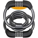 Honszex Electric Scooter Lock, Bike Lock, Cable Lock with 5-Digit Combination, Double Cable Locks Anti-Theft 41 Inch for Electric Scooter, Bike, Bicycle, Electric Scooter Accessories