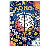 2026 ADHD Planner Bundle | 7 in 1 Daily Planner Organizer for Adults with ADHD,Includes Reading, Fitness, Self-Love, and Mental Health | Daily/Weekly/Monthly Task Scheduler
