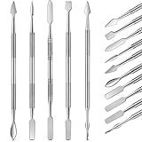 Honoson 5 Pcs Miniature Sculpting Tools Set Mini Stainless Steel Double-Headed Tool for Model and Convert Plastic, Resin and Metal Tabletop War Game Miniatures Models
