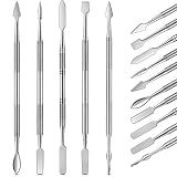 Honoson 5 Pcs Miniature Sculpting Tools Set Mini Stainless Steel Double-Headed Tool for Model and Convert Plastic, Resin and Metal Tabletop War Game Miniatures Models