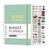 Budget Planner, Undated 12-Month Financial Organizer with Expense Tracker