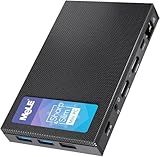 MeLE Mini PC Quieter 4C with Windows 11 Pro, N100 16GB RAM 512GB M.2 SSD Mini Computers, Fanless PC with Full-Functional USB-C, 2.4G/5G WiFi, 4K Triple Display on Office, Education, Astrophotography