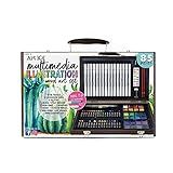Art 101 Multimedia Illustration Art Set, Assorted Colors, 85 Pieces (53085)
