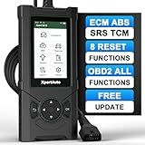 XpertAuto OBD2 Scanner S515 ABS SRS ECM TCM,Car Code Reader, Diagnostic Scan Tool with Reset for ABS/SRS/Oil/EPB/SAS/ETS/Battery/DPF/, Universal for All OBD II/EOBD Protocol Cars After 1996