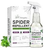 Waspika Spider Repellent Indoor & Outdoor Spray with Peppermint Oil, Natural Spider Deterrent, Effective Spider Spray for Home and Garden Use, Safe and Protection Against Spiders and Insects, 16oz