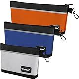 TICONN Tool Pouches with Zipper, 1680D Oxford Small Tool Bags, Waterproof Utility Bag Zipper Pouch for Tool Organizers and Storage (3 Pack Combo)