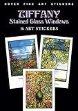 Dover Fine Art Stickers: Tiffany Stained Glass Windows: 16 Art Stickers (Dover Little Activity Books: Art & Desig)