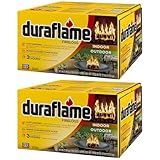 Duraflame 12-Pack Fire Logs for Indoor and Outdoor Use, 3-Hour Burn, 4.5 Lb Each - Firewood Starters and Accessories for BBQ, Camping, Stove, Pit and Chimney