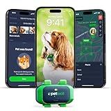 Dog GPS Tracker - Real-Time Location Tracking Device with App - Smart Alerts & Geo-Fence - Collar-Compatible, Waterproof - Long-Life Battery - 4G Built-in SIM - iOS & Android (Subscription Required)