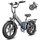 Jasion X Hunter ST 20" Electric Bike for Adults,Peak 1400W Motor,30MPH Max Speed Foldable Ebike,71 Miles Range Folding E Bicycles,624WH Battery,Hydraulic Disc Brakes,UL 2849 Certified