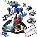 Apitor STEM Coding Robot Toy 6-in-1 Building Kit for Boys 8-12 480 Blocks