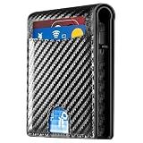 2026 Wallet for Men - RFID Blocking Slim Minimalist Wallet, Carbon Fiber