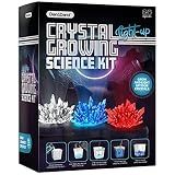 Light-up Crystal Growing Kit for Kids - Science Kits for Kids Age 8-12 - 6 7 8 9 10 Year Old Boy Birthday Gifts - Gifts for Girls - STEM Toys for 7 Year Old Boys, Experiment Crafts for Age 10-12 Years