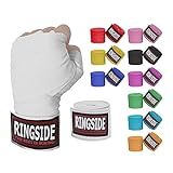 Ringside 180 Inch Mexican Style Boxing Hand Wraps, 1 Pair, White