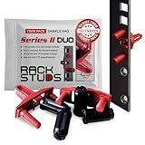 DUO2 1RU Series II Rack Mount Solution - Effortless Alternative to Traditional Rack Screws and Cage Nuts & Server Rack Screws Ideal for Server Hardware Setup - 2-Pack, Universal Version