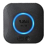 [Upgraded] 1Mii B06 Plus Bluetooth Receiver, HiFi Wireless Audio Adapter, Bluetooth 5.3 Receiver with 3D Surround aptX HD aptX Adaptive for Home Music Streaming Stereo System