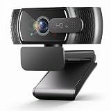 4K Webcam for PC & Mac, Tiny USB Streaming Camera with PDAF Autofocus, Dual Omnidirectional Noise-Canceling Microphones, Auto Low-Light Correction, Works with Zoom, Teams, Google Meet & Twitch
