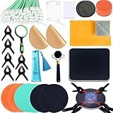 Luxiys 174 Pcs Trading Card Cleaning Care Tool Accessory Kit, Sports Card Care Flattening Cleaning Kit