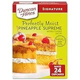 Duncan Hines Signature Cake Mix, Pineapple Supreme, 15.25 oz
