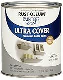 Rust-Oleum 267335 Painter's Touch Latex Acrylic Paint, Satin Stone Gray 32 Fl Oz (Pack of 1)