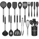 Umite Chef Kitchen Utensil Set, 15pcs Silicone Cooking Utensils