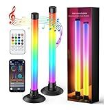 Ledagic Led Light Bar with Music Sync, Color Changing TV Backlight App & Remote Control, IC+RGB & W Smart RGB Light Bar, USB Powered Led Lights for TV, PC Room Monitor Backlight Gaming Accessories