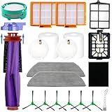 Replacement Parts Accessories Compatible with Shark PowerDetect Pro AV2800ZE,RV2820YE,RV2820ZE, AV2810YS,AV2820XEUS,AV2820AE,AV282BVEUS,RV2800AE, RV2800S,RV2800XTUS Vacuum Cleaner Brush,HEPA Filters