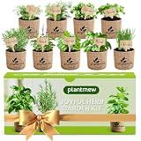 Gift for Women, Mom, Her – 9 Herb Indoor Window Garden Kit | Complete Herb Seeds Starter Set with Pots, Soil, Tools & Markers | Heirloom Herbs | Birthday, Housewarming, New Home, Mother's Day