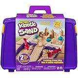 Kinetic Sand, Folding Sand Box with 2lbs of Kinetic Sand and Mold and Tools