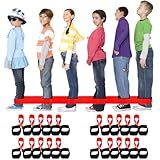 Okllen 4 Pack Cooperative Band Walker, 6-Legged Race Band Set, Outdoor Party Group Game for Adult, Relay Race, Team Building Games, Backyard Activity Game