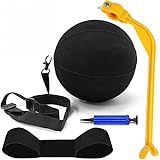 3-Piece Golf Swing Trainer Set - Arm Band, Impact Ball & Posture Aid - Boost Skills for All Levels (Black-Black-Yellow)
