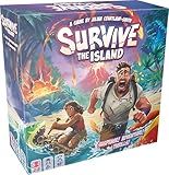 Asmodee Survive The Island Board Game (2024 Edition) - Thrilling Escape Adventure with New Monsters, Fun Strategy Game for Kids & Adults, Ages 8+, 2-5 Players, 45 Minute Playtime