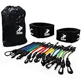 Kbands | Speed and Strength Leg Resistance Bands | Includes Speed 101 and Agility FX Digital Training Programs - Sizes for Youth, Intermediate, and Advanced Athletes