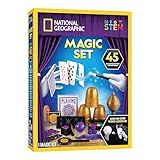 National Geographic Kids Magic Set - 45 Magic Tricks for Kids to Perform with Step-by-Step Video Instructions for Each Trick Provided by a Professional Magician, Toys for Boys and Girls
