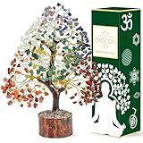 The Original 7 Chakra Crystal Tree Birthday Gifts for Women, Healing Crystal Tree of Life Sister birthday gifts Room & Home Decor Gift for Mom Her Positive Energy New House Warming Gift Women unique