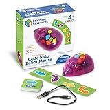 Learning Resources Rechargeable Code & Go Robot Mouse - STEM Toys for Kids, Coding Toys for Boys And Girls Ages 4+