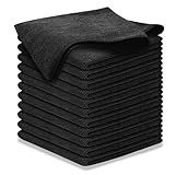 USANOOKS Premium 300GSM Microfiber Cleaning Cloth - 12.5"x12.5" High Performance - 1200 Washes, Ultra Absorbent Microfiber Towels for Cars Undercarriage, Rims & Engine Bay Cleaning - Microfiber Cloth