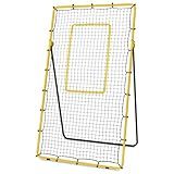 Newbyinn Volleyball Rebounder Net, Volleyball Training Equipment, Bounce Back Net for Volley Ball Practice with 5 Adjustable Rebound Angles 7x4 ft