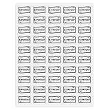 ARK Creation Gold Pay Day Planner Sticker - Payday Foil Planner Stickers - 50 Planner Stickers - Set of 2 (Clear Backing, Black)