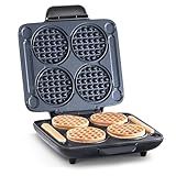 DASH Multi Mini Waffle Maker - Four 4” Waffle Molds, Nonstick Waffle Iron with Quick Heat-Up, Nonstick Surface - Perfect Mini Waffle Maker for Kids and Families, Just Add Batter