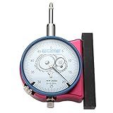 Edge Technology 42-000 Tool Post Indicator - Quick‑Mount Dial Indicator Holder for Lathe Tool Posts, Fast Precision Alignment for Turning, 0.0005" Graduation Indicator, Padded Case