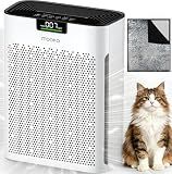 MOOKA Air Purifier for Home Bedroom Large Room 2200 Ft², True HEPA Filter