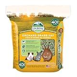 Oxbow Orchard Grass Hay for Small Pets – All-Natural Long Strand Fiber Hay for Rabbits, Guinea Pigs, Chinchillas, and Hamsters – Supports Digestive Health and Enrichment – 40 oz Bag