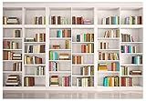 YYNXSY 7X5FT Office Bookshelf Backdrop for Video Conference Backdrop with Window Background Screen for Video ConferencingChildren Taking Photography Studio Background Holiday Party YY-1006